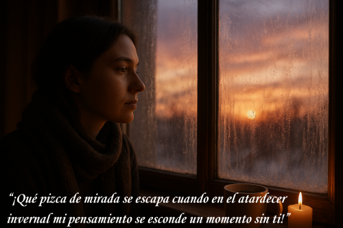 Qué pizca de mirada se escapa