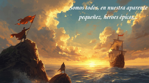 Somos todos, en nuestra aparente pequeñez, (…)