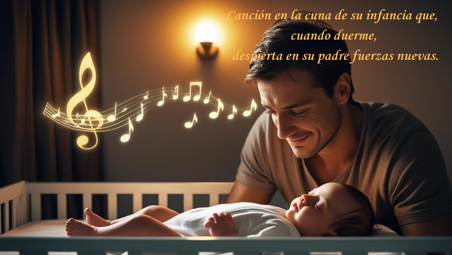 Canción en la cuna de su infancia