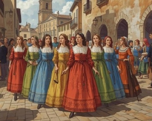 REQUERIMIENTO DE LAS DONCELLAS – FIESTAS DE SIMANCAS