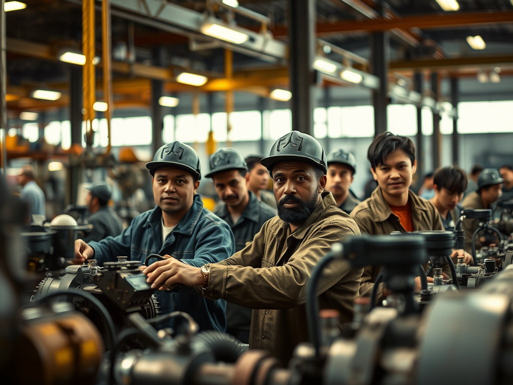  Los bienes de capital actúan dirigidos por el trabajo humano – Les biens d’équipement agissent sous la direction du travail humain.